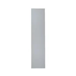 GoodHome Alisma High Gloss Grey Slab Larder/Fridge Cabinet Door (W)300mm (H)1287mm (T)18mm