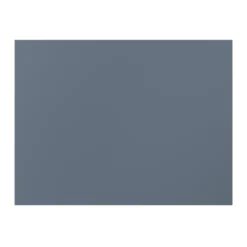 GoodHome Alisma Matt Blue Slab Appliance Cabinet Door (W)600mm (H)453mm (T)18mm