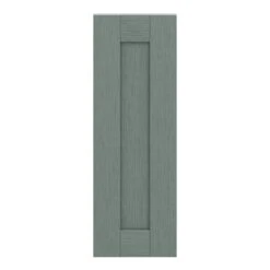 GoodHome Alpinia Matt Green Painted Wood Effect Shaker Highline Cabinet Door (W)250mm (H)715mm (T)18mm