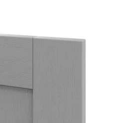 GoodHome Alpinia Matt Slate Grey Painted Wood Effect Shaker Tall Wall Cabinet Door (W)500mm (H)895mm (T)18mm -Trade Points Shop goodhome alpinia matt slate grey painted wood effect shaker tall wall cabinet door w 500mm h 895mm t 18mm5059340129730 36c