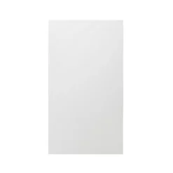 GoodHome Garcinia Gloss White Integrated Handle Highline Cabinet Door (W)450mm (H)715mm (T)19mm