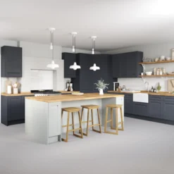 GoodHome Garcinia Matt Stone Integrated Handle Shaker Highline Cabinet Door (W)250mm (H)715mm (T)20mm 19 GoodHome Garcinia Matt Stone Integrated Handle Shaker Highline Cabinet Door (W)250mm (H)715mm (T)20mm -Trade Points Shop goodhome garcinia matt stone integrated handle shaker highline cabinet door w 250mm h 715mm t 20mm5059340129051 20i