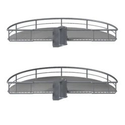 GoodHome Pebre Half Moon Carousel Storage System