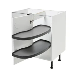 GoodHome Pebre Soft-close RH Corner Cabinet Pull-out Storage