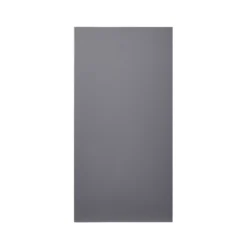 GoodHome Stevia Gloss Anthracite Slab Tall Larder Cabinet Door (W)600mm (H)1181mm (T)18mm