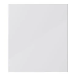 GoodHome Stevia Gloss Grey Slab Appliance Cabinet Door (W)600mm (H)687mm (T)18mm