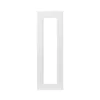 GoodHome Stevia Gloss White Slab Tall Glazed Cabinet Door (W)300mm (H)895mm (T)18mm -Trade Points Shop goodhome stevia gloss white slab tall glazed cabinet door w 300mm h 895mm t 18mm3663602647447 02c bq