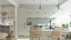 Trade Points Shop -Trade Points Shop goodhome stevia innovo handleless matt sandstone slab drawerline drawer front bridging door bi fold door w 500mm h 356mm t 18mm5059340442747 KFG